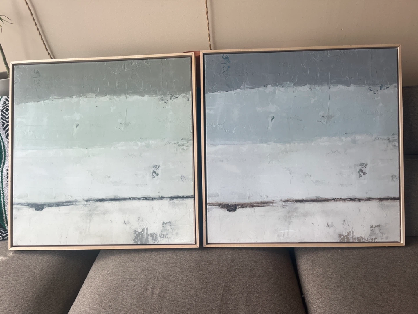 Set of 2 Abstract Landscape Wall Art
