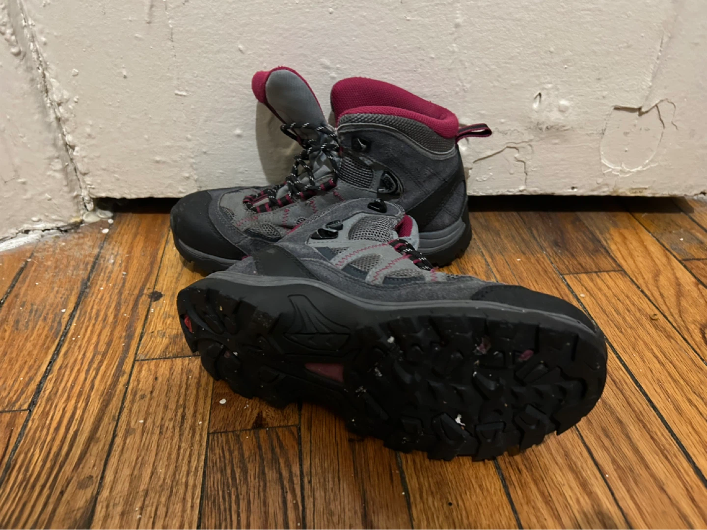 Salomon Women's Hiking Boots - Gray/Pink - EUR 38 - photo 2