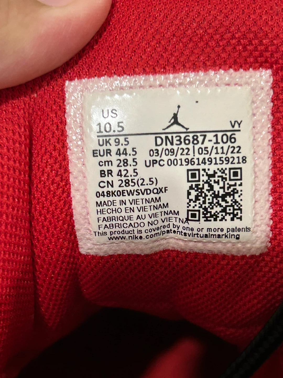 Nike Air Jordan XXXVI Low US 10.5 - photo 3