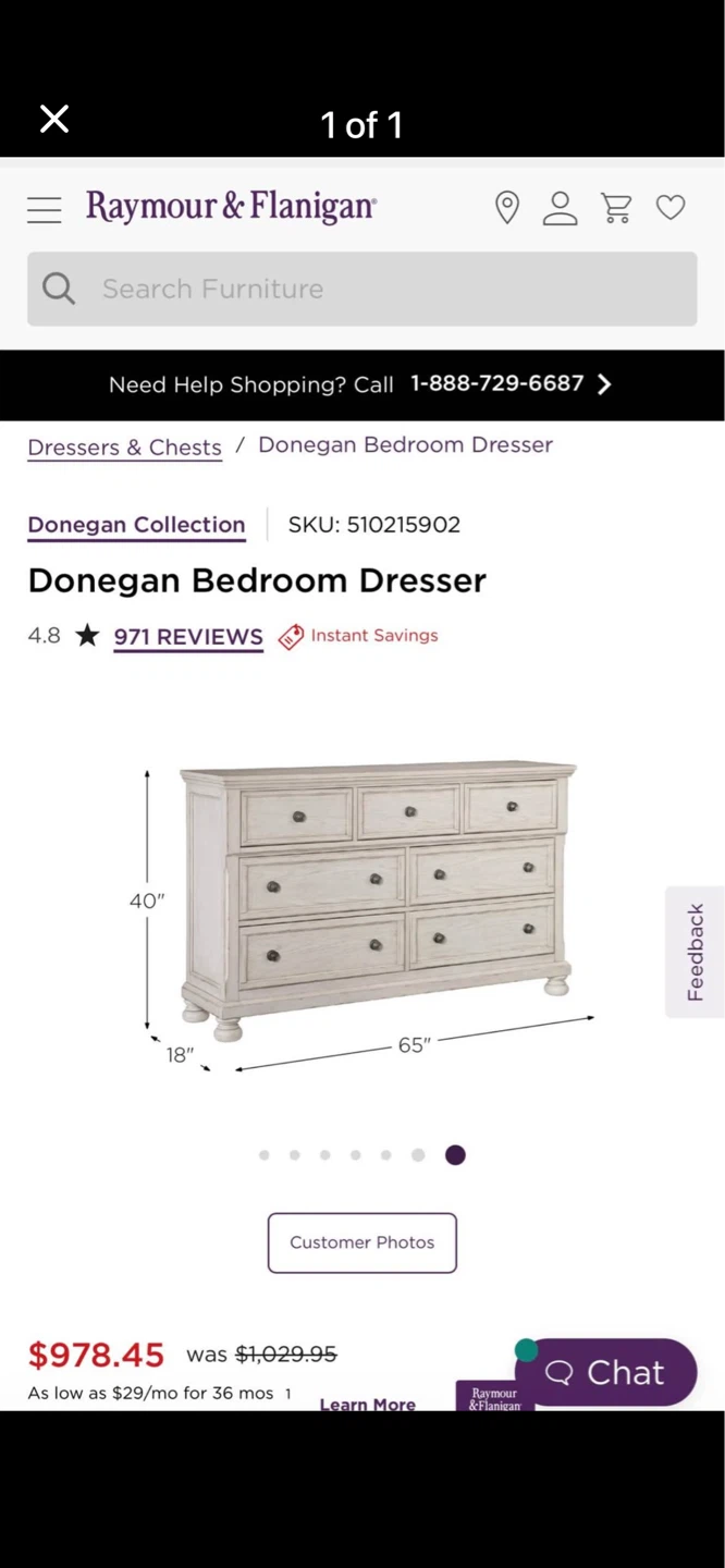 Bedroom dresser