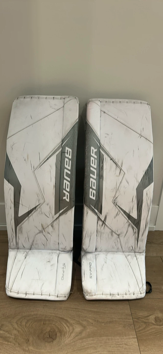 Bauer SV Pro Goalie Leg Pads, 34+, medium