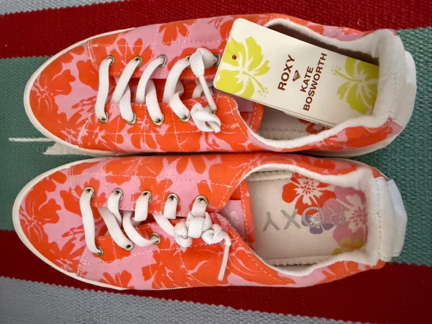 Roxy Kate Bosworth Women's Floral Canvas Sneakers