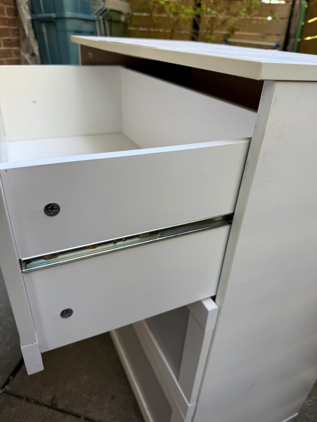 White 3-Drawer Storage Unit - photo 3
