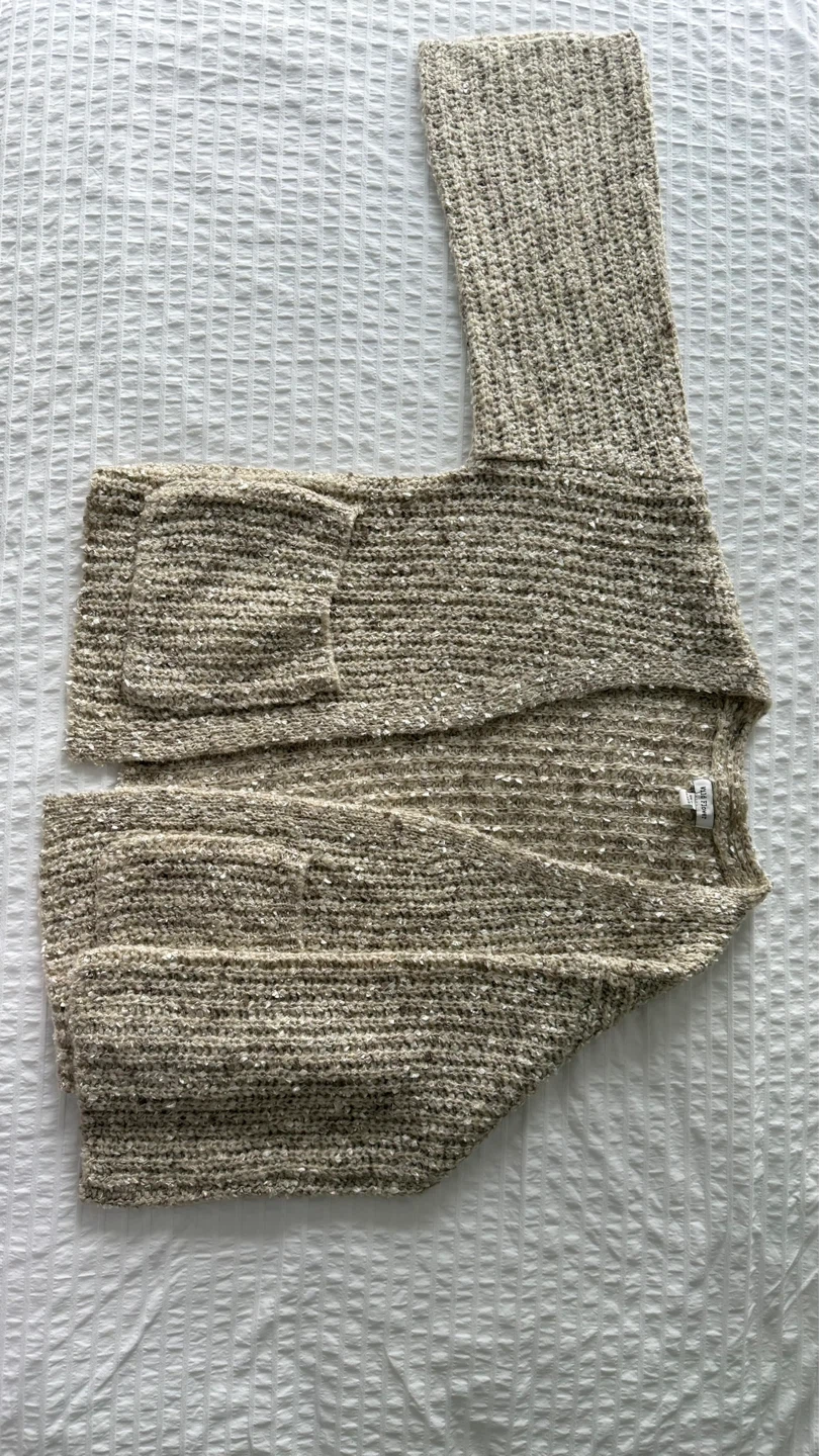 WILLOW FLOWER Knit Cardigan with Pockets - photo 2