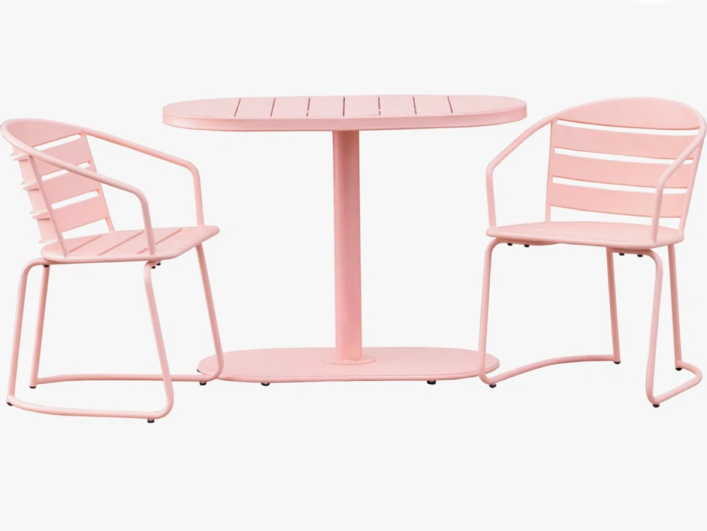 (Brand New) 2-Person Patio Dining Set - Pink / Green - photo 2