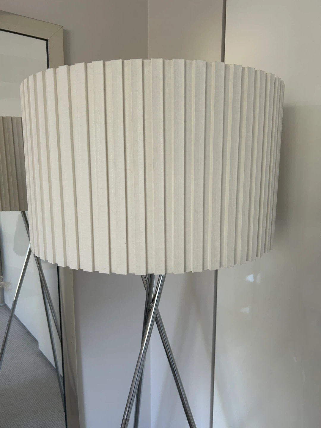 Floor Lamp with Pleated Shade - photo 2