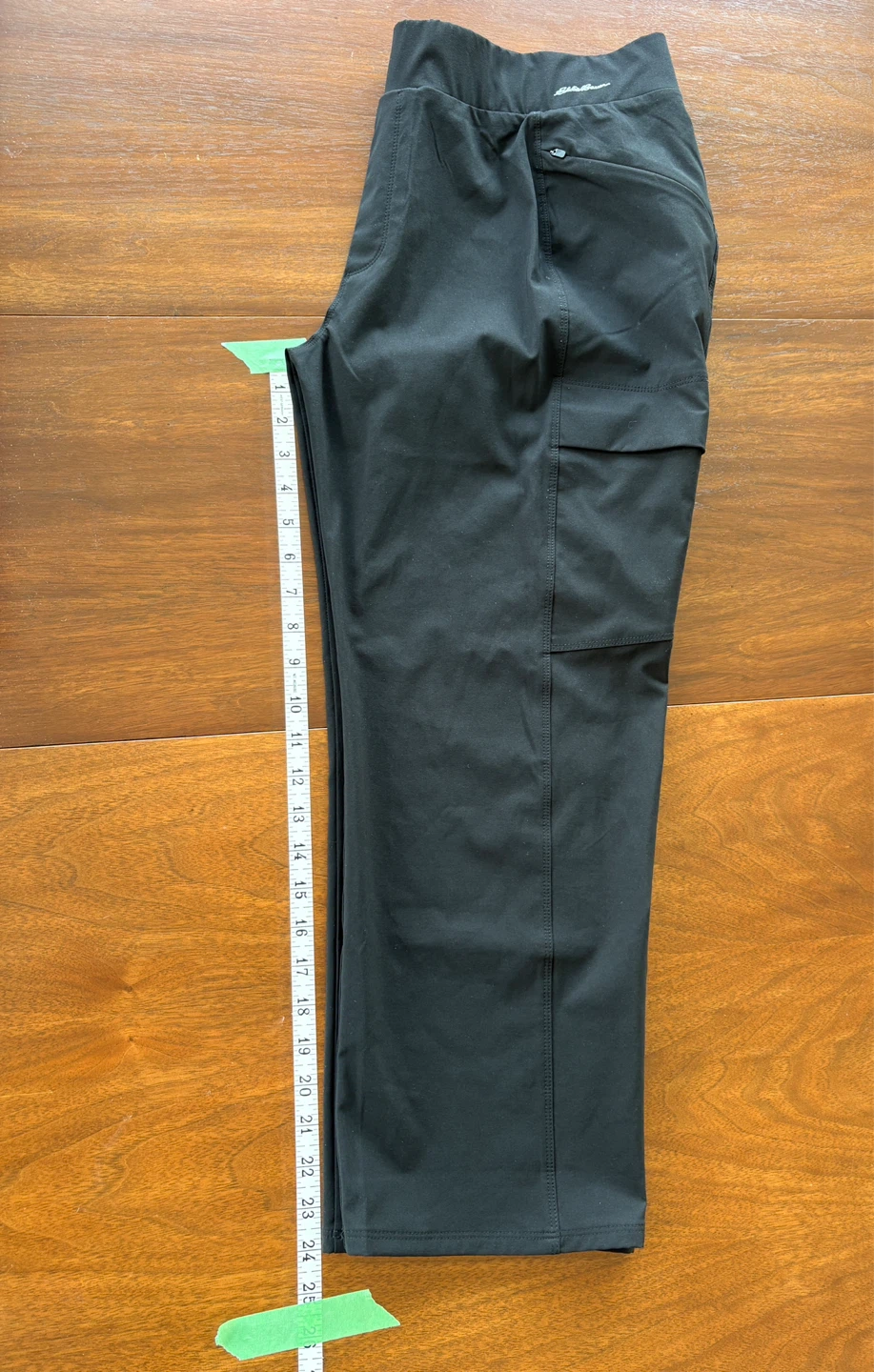 Eddie Bauer size 14 Black Cargo Pants/Capris