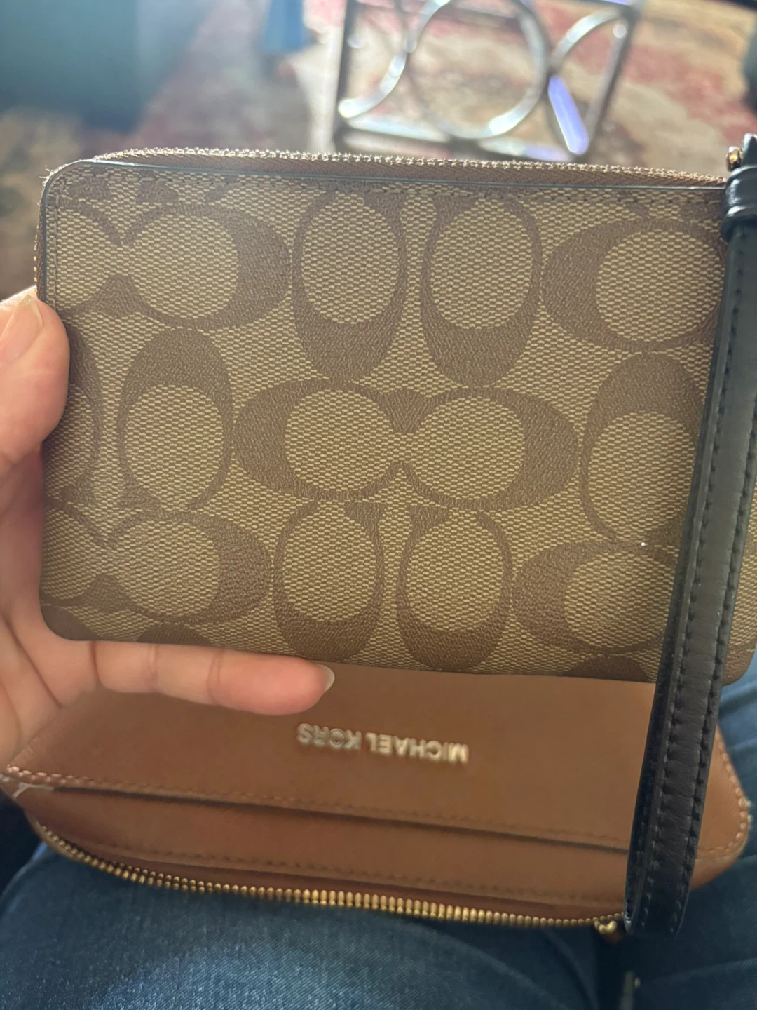 Coach Signature Wristlet Pouch - photo 2