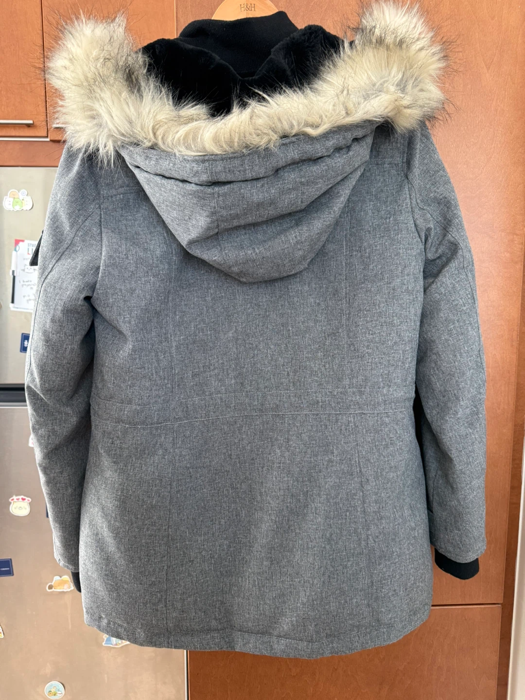GARAGE Grey Parka Jacket S/P - photo 4