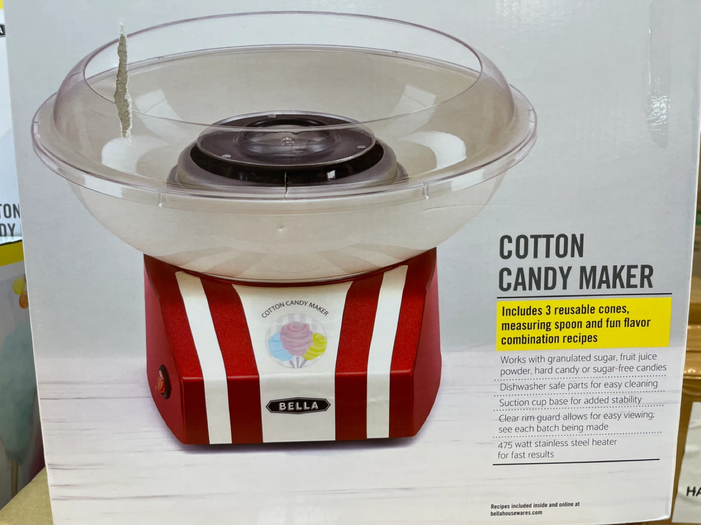 Bella Cotton Candy Maker