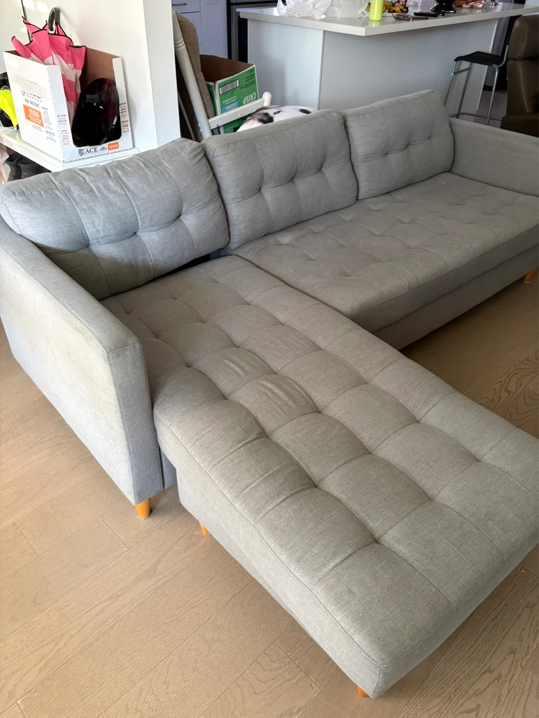 Grey Sectional Sofa - photo 2