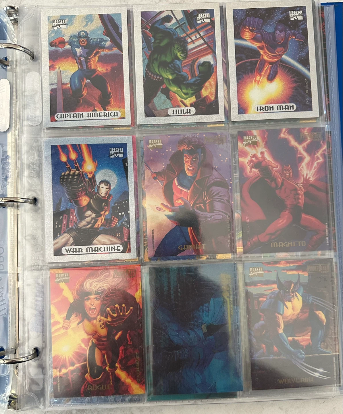 1994 Marvel Masterpieces Limited Holifoil Cards - photo 3