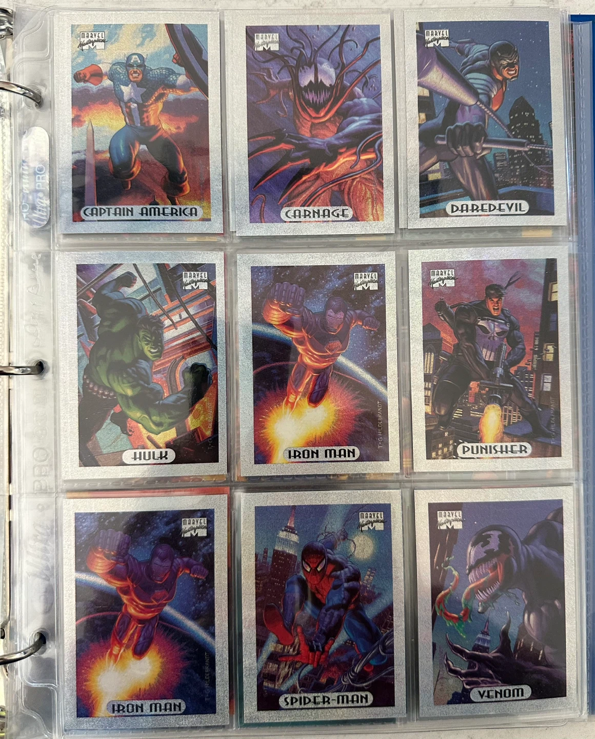 1994 Marvel Masterpieces Limited Holifoil Cards - photo 2