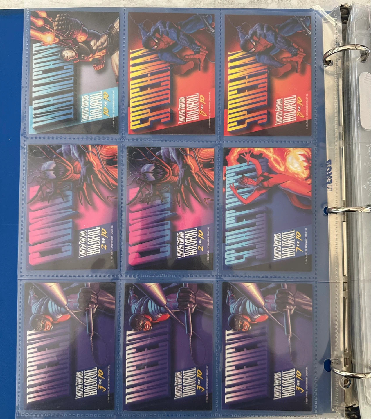 1994 Marvel Masterpieces Limited Holifoil Cards - photo 4