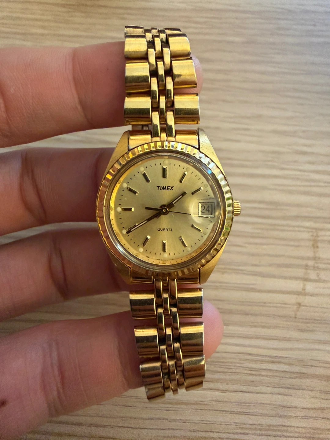 Timex Women's Gold Tone Quartz Watch