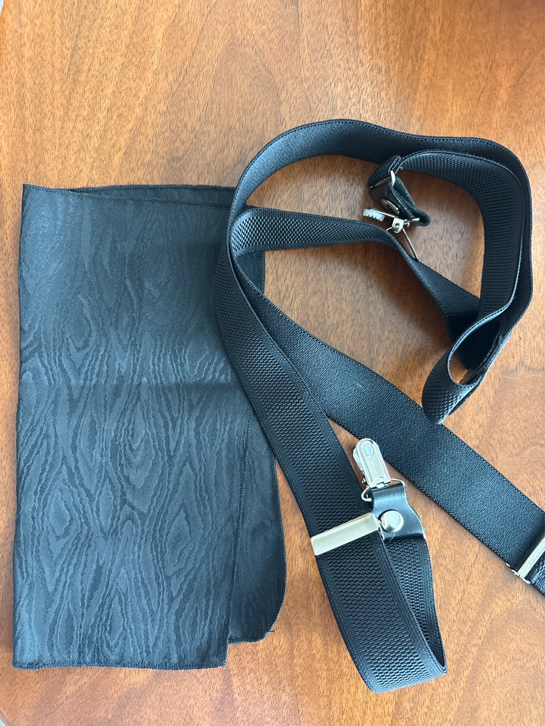 NEW Suspenders, cumberbund, bow tie, pocket squares