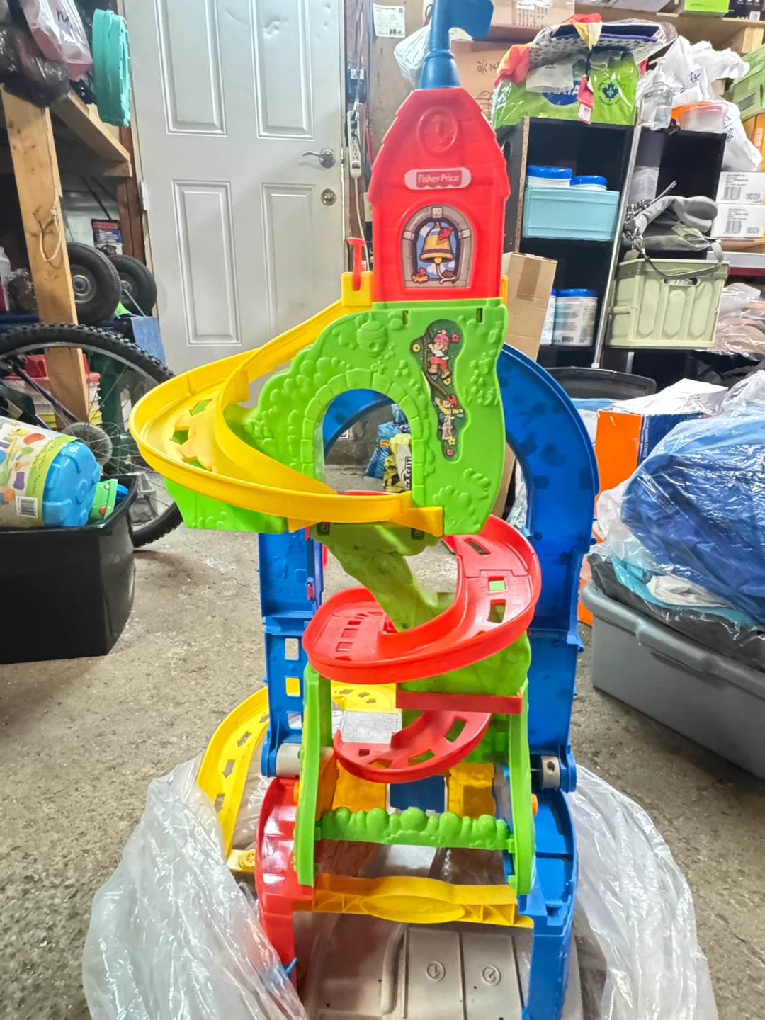 Fisher-Price Little People Garage Tower Playset