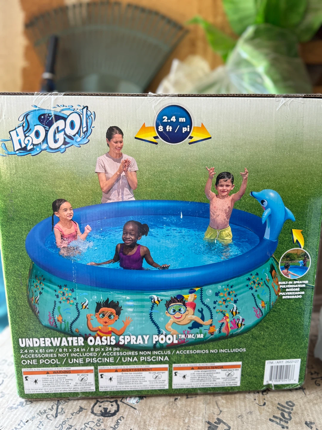 H2OGO! Underwater Oasis Spray Pool