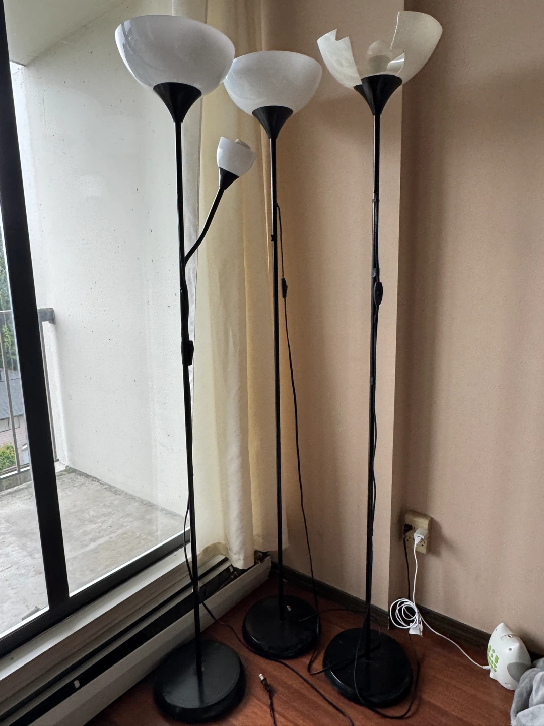 Ikea Floor Lamp Set - Black