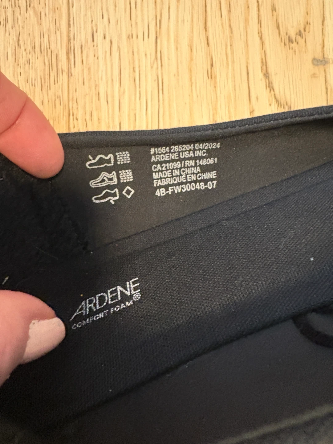 Ardene Black Ballet Flats Size 10 - photo 2