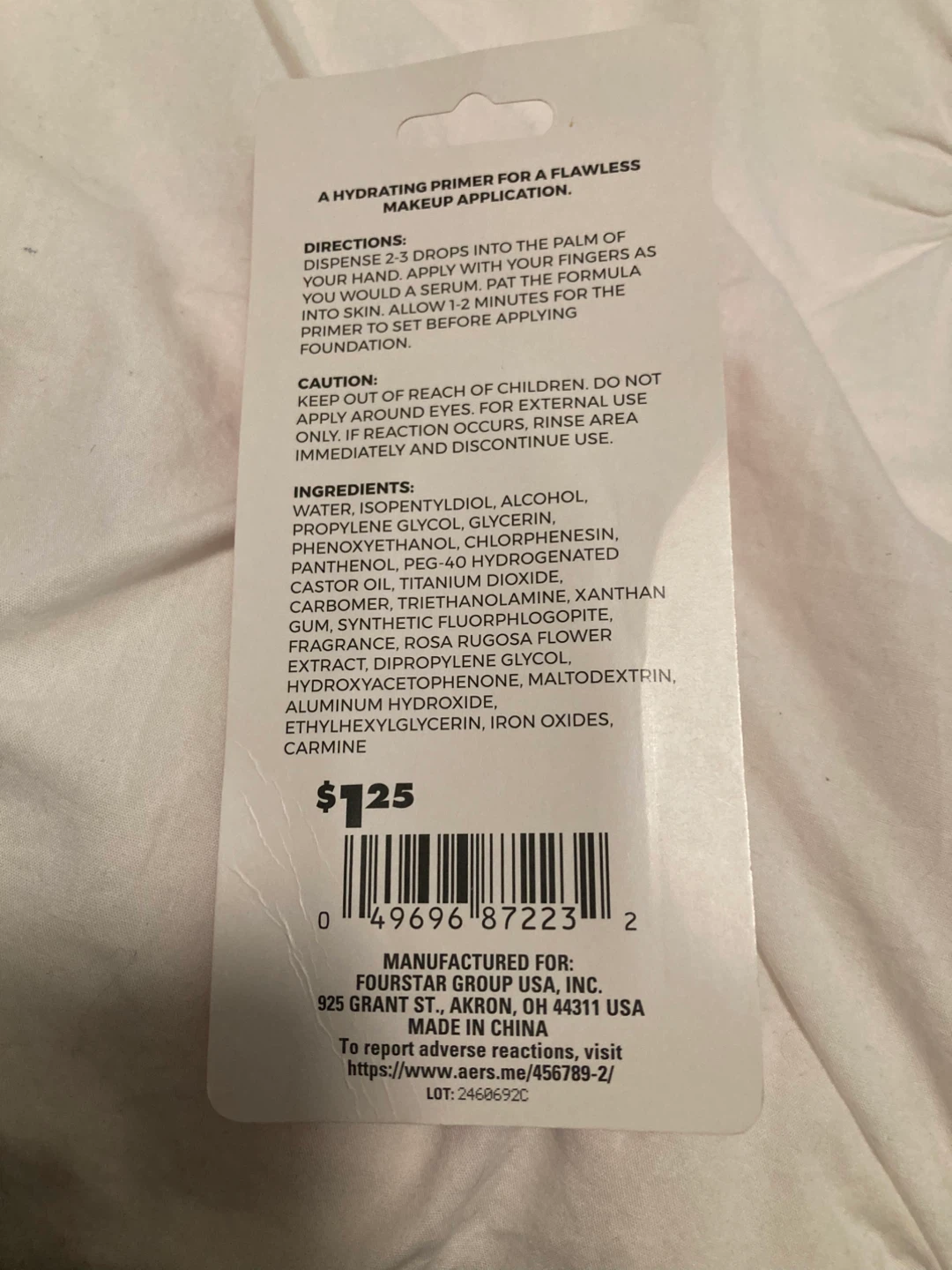 B-Pure Hydrating Primer Serum Infused with Rose Oil - photo 2