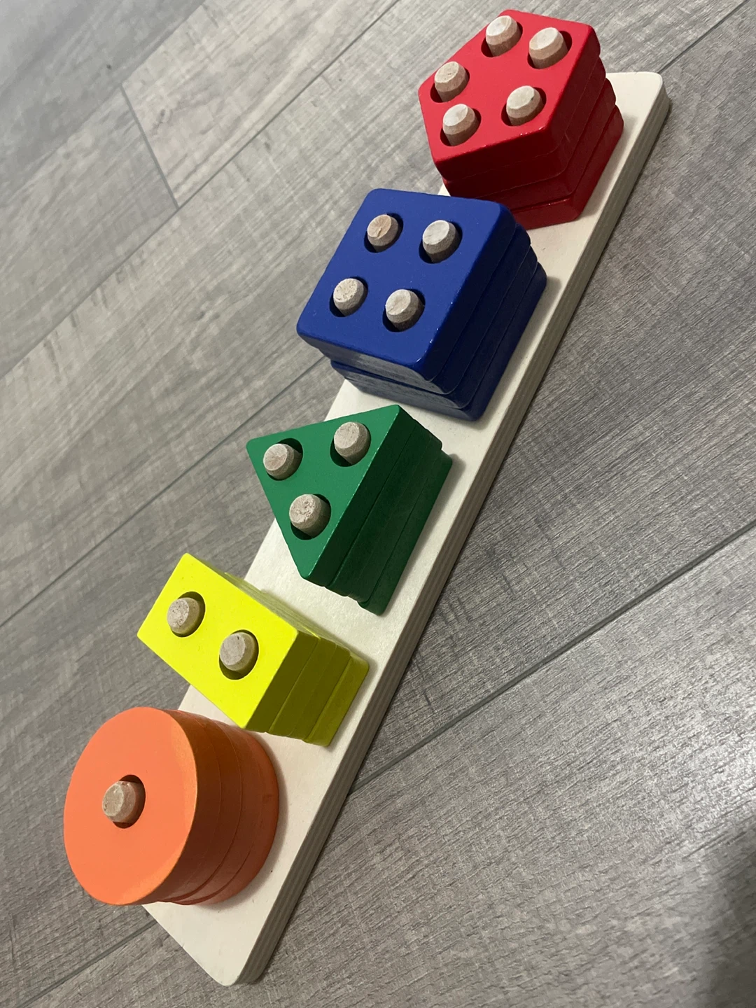 Wooden Shape Sorter Toy