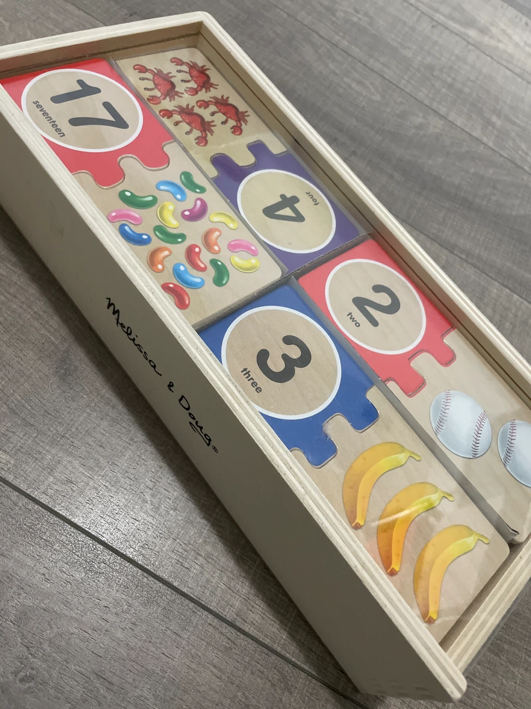 Melissa & Doug Wooden Number Puzzle