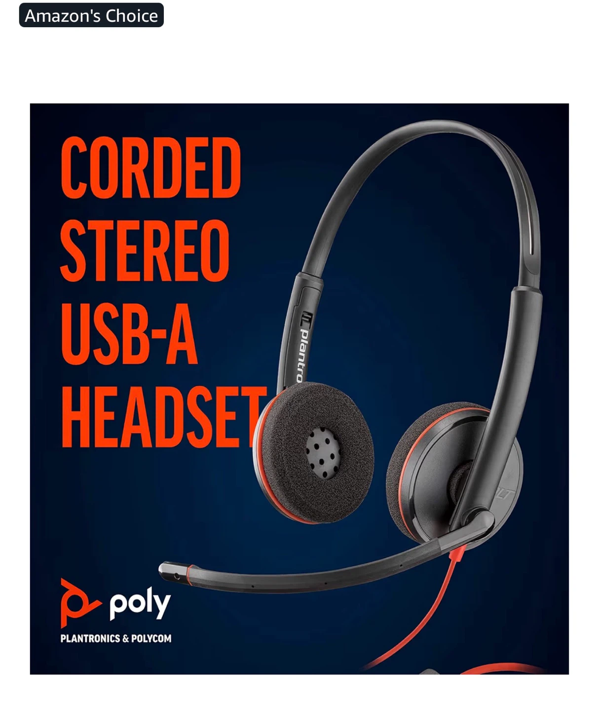 Poly Plantronics Blackwire C3220 Stereo USB-A Headset - photo 3