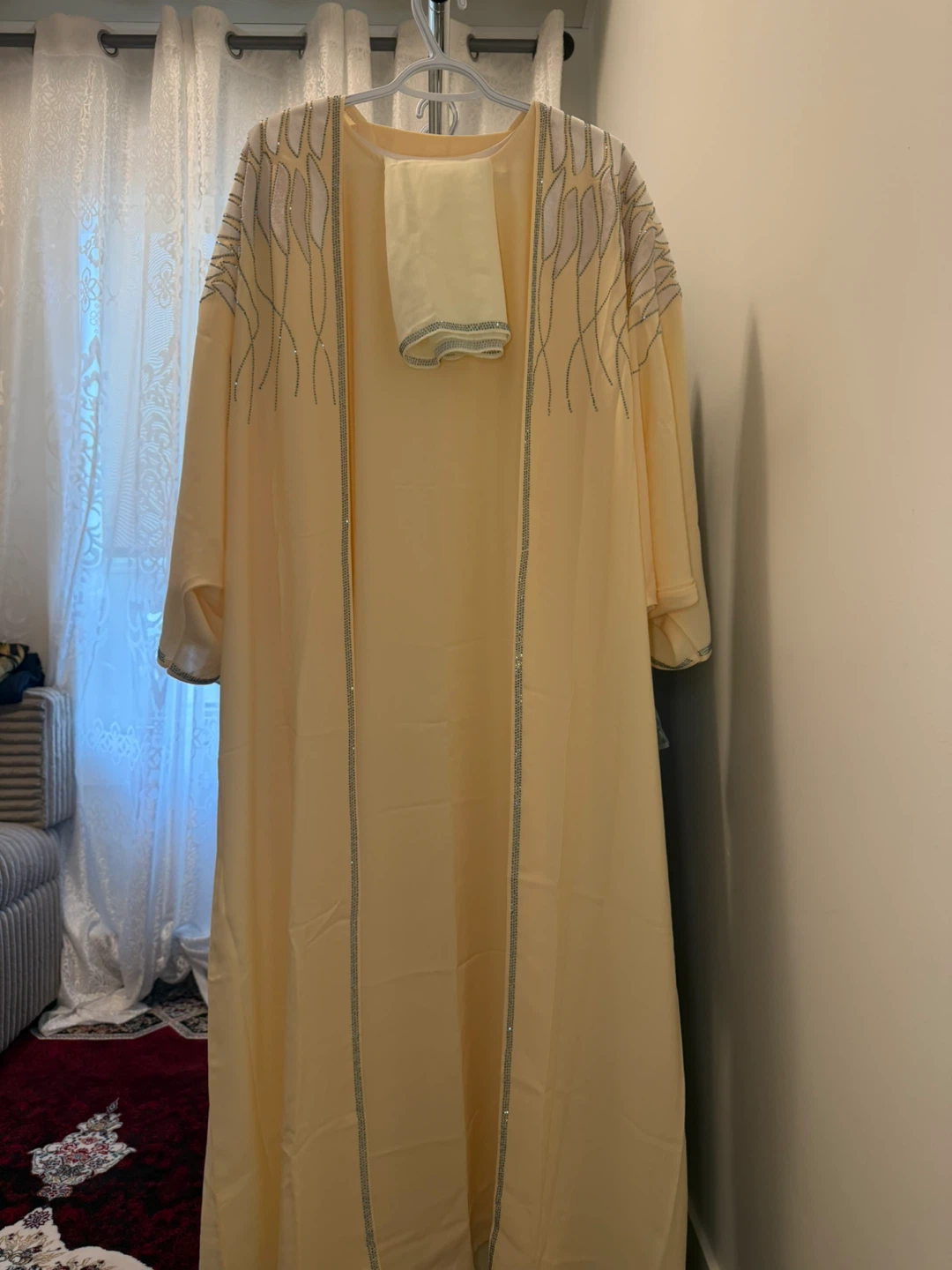 Women's Abaya Dress with Scarf - photo 2