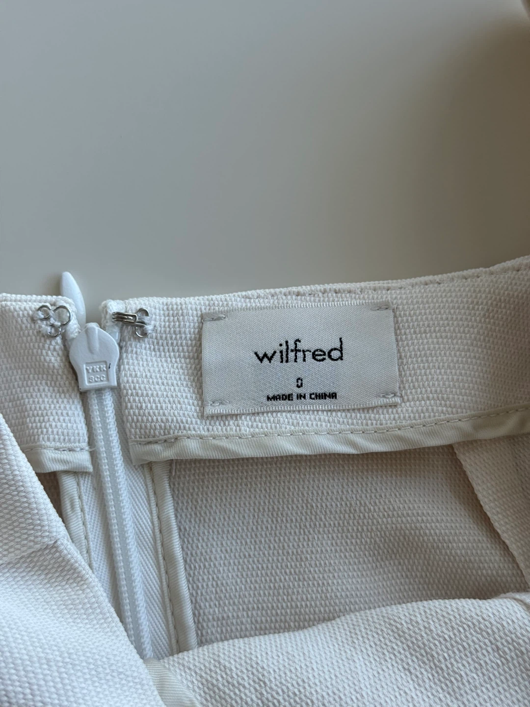 Wilfred White Linen Blend Romper - Size 0 - photo 3