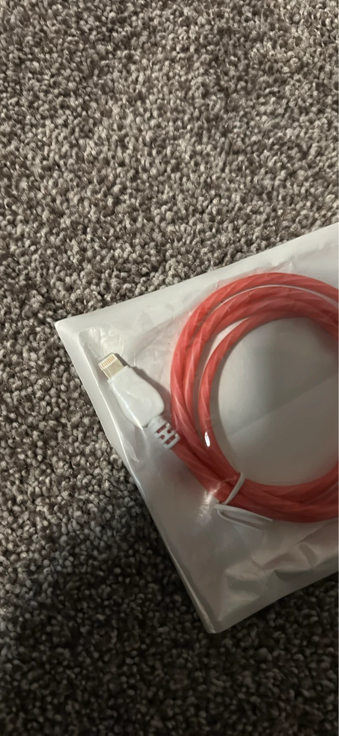 iPhone Charging Cable - Blue & pink - photo 2