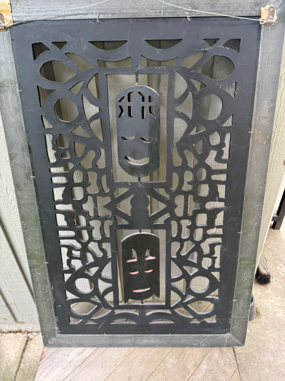 Framed Tiki Mask Wall Art - photo 3