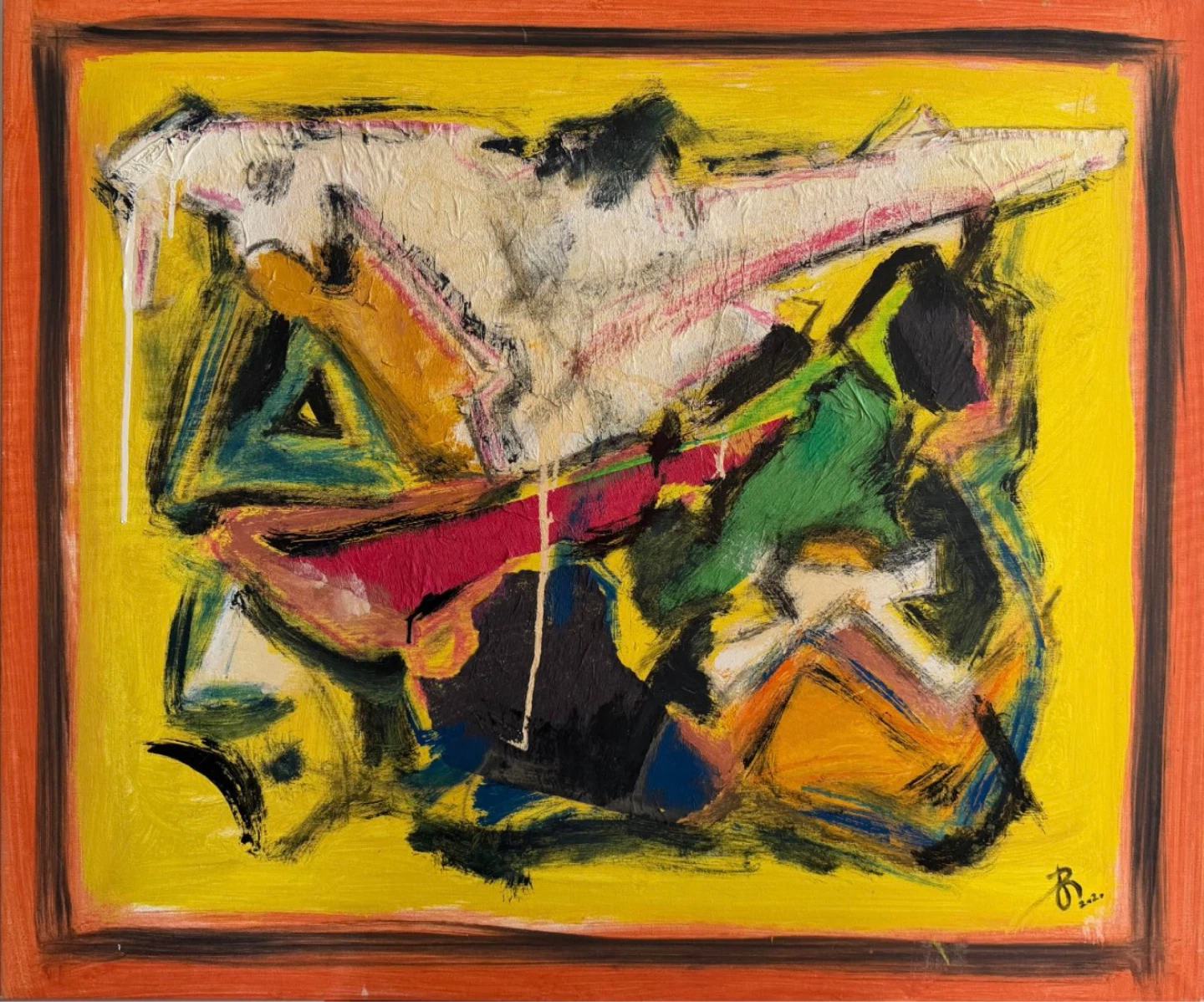 Retne "Loom" Abstract Expressionism Oil Painting - photo 2