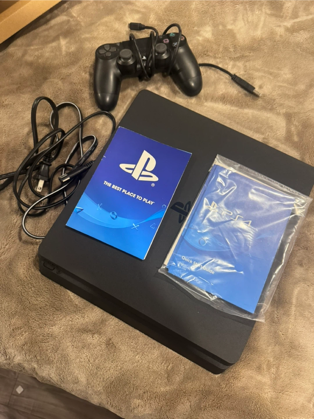 Sony PlayStation 4 Slim Console 1TB + 2 Controllers
