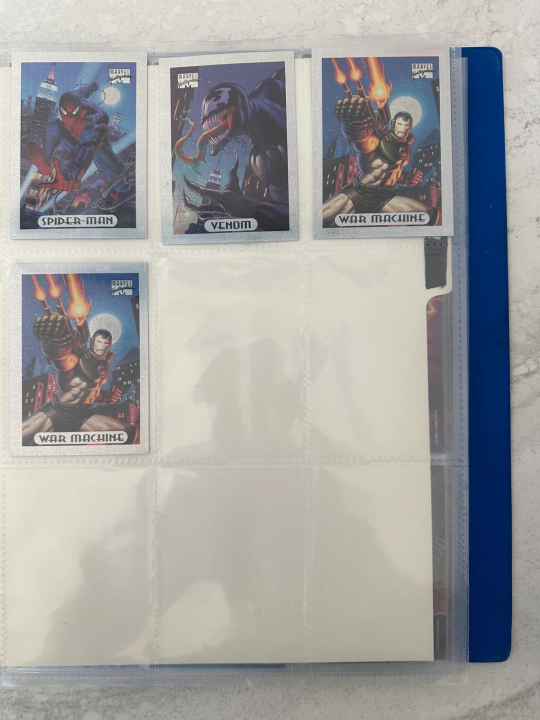 1994 Complete Marvel Masterpieces Silver Holifoils Set - photo 5
