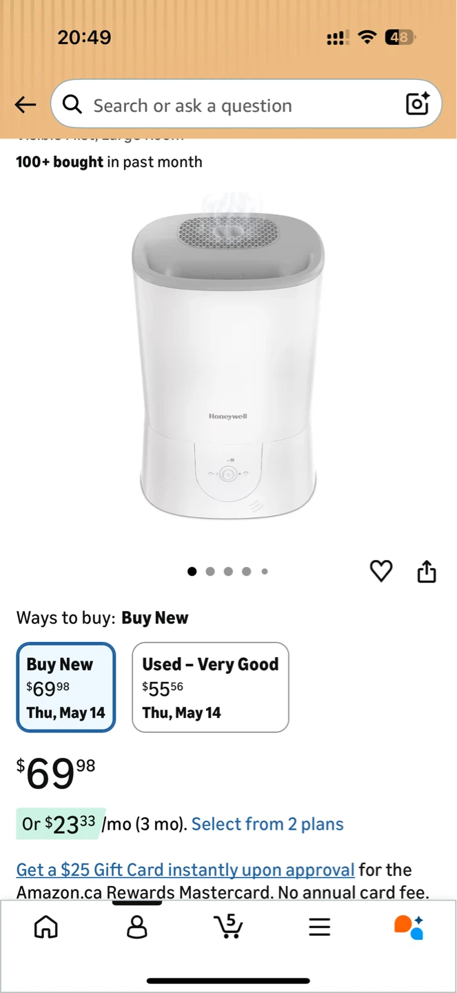 Honeywell Humidifier