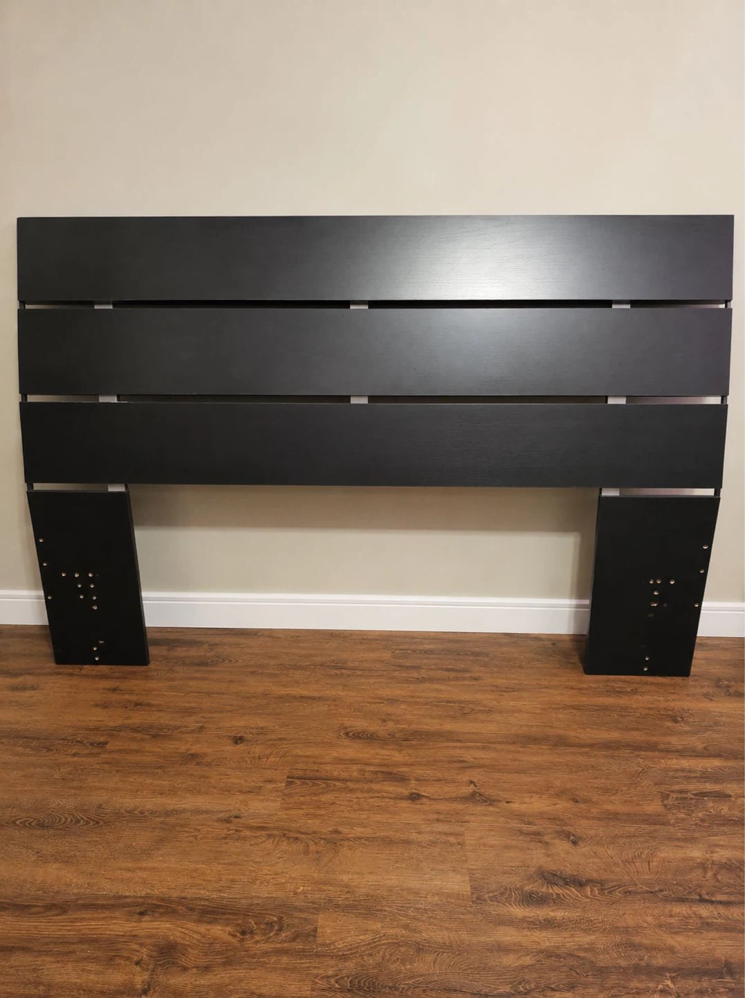 Delivery Available Black Queen Size Headboard