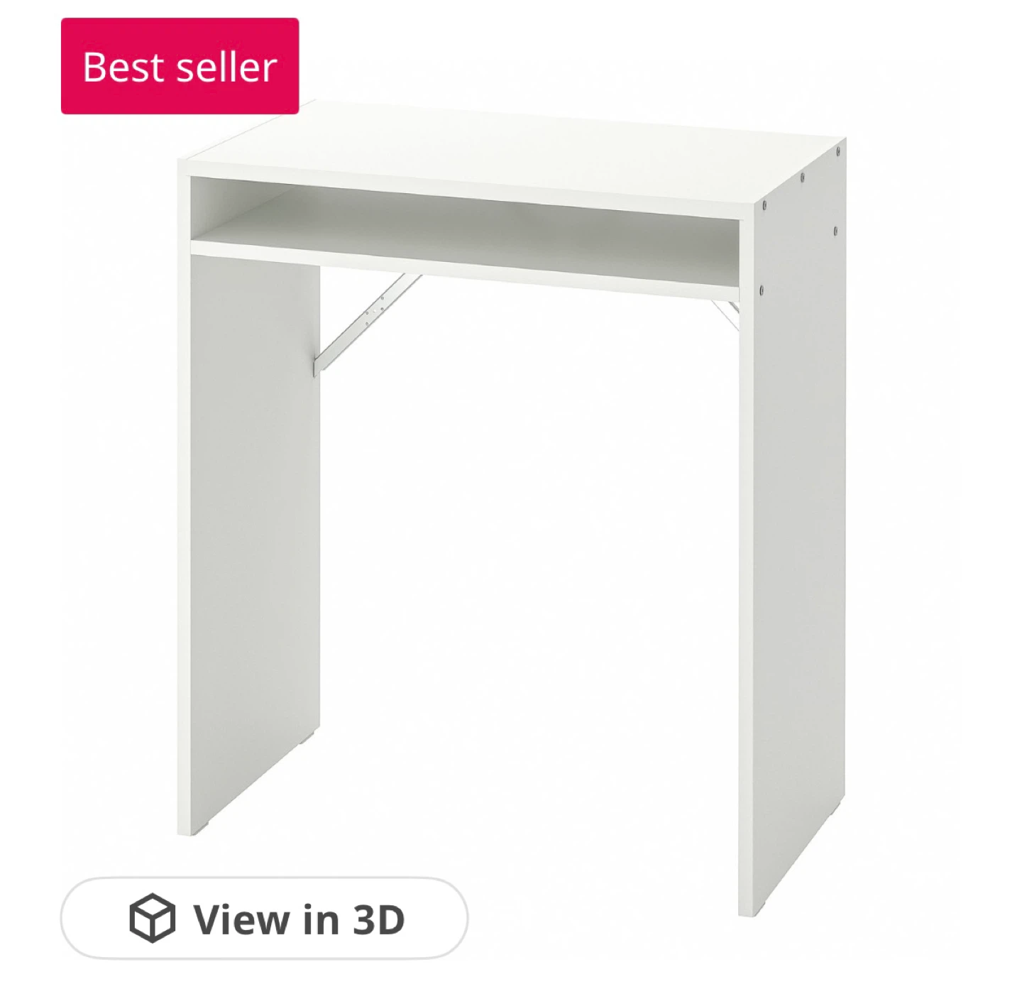 ikea White Console Table with Shelf