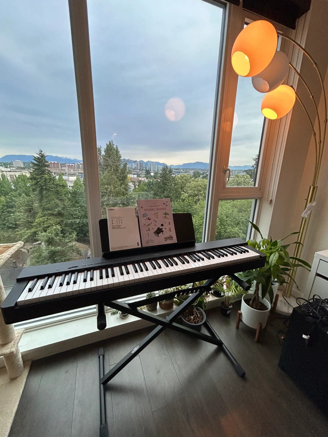 Yamaha Digital Piano P-225 with Stand and Accessories