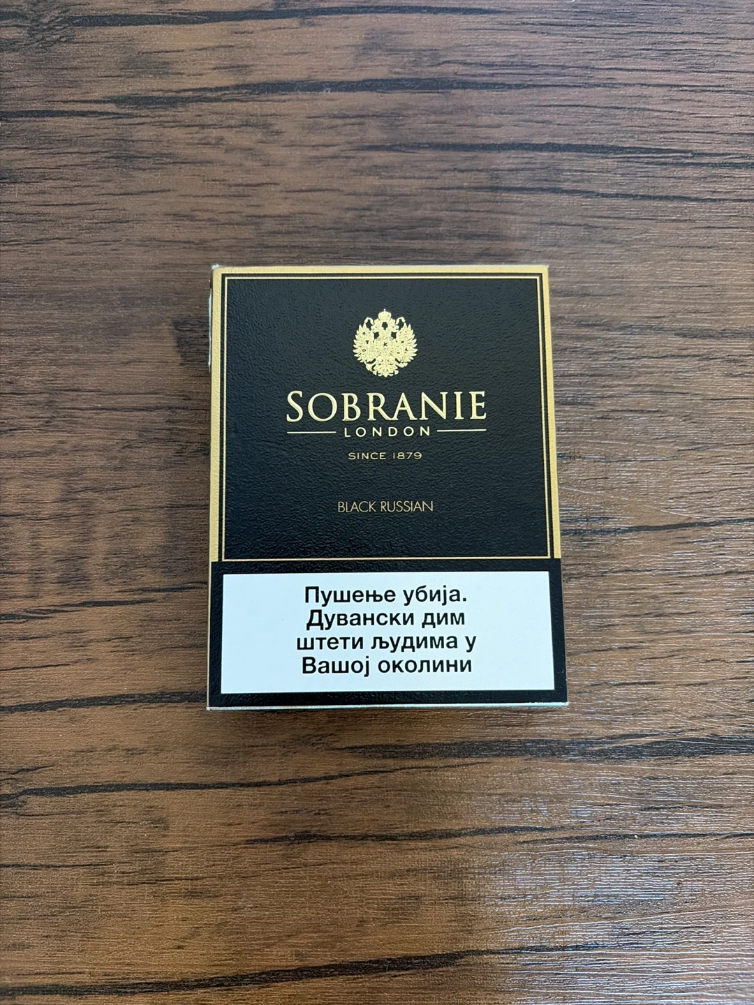 Sobrnie London Black Russian Cigarettes