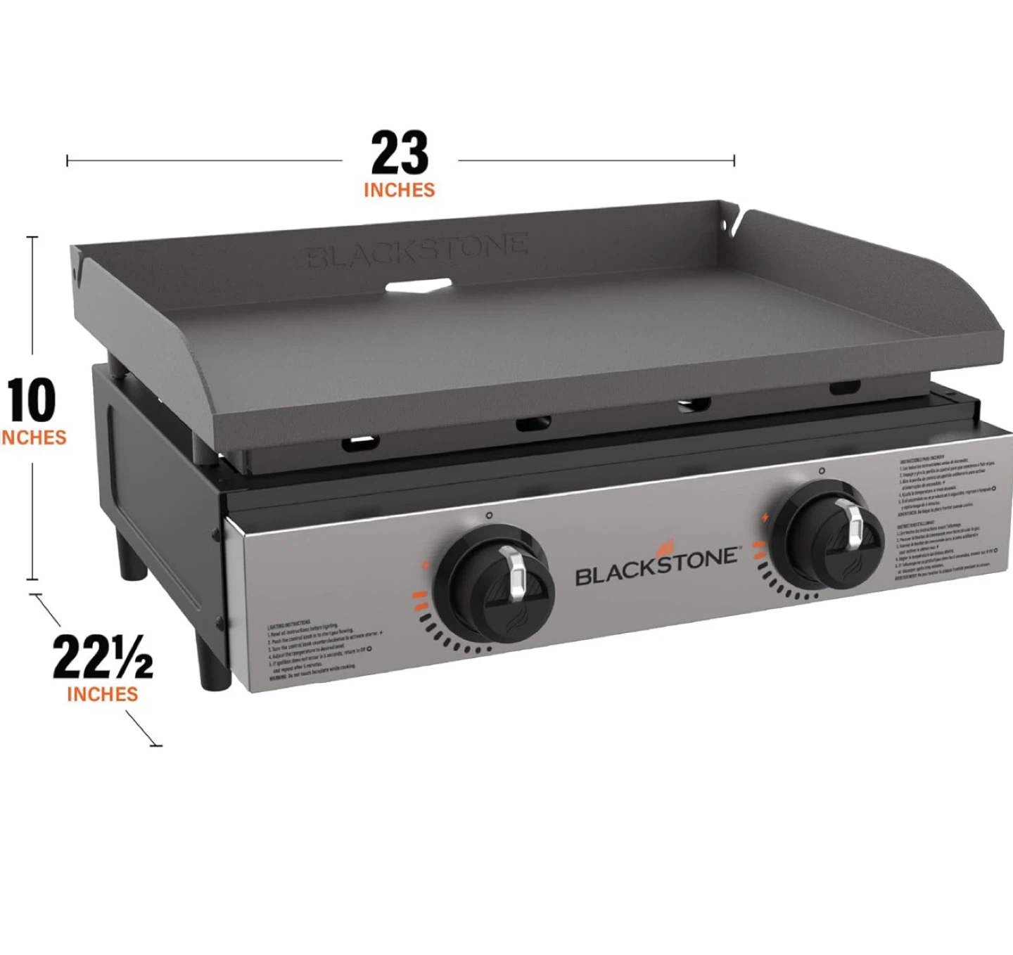 New Blackstone 2-Burner Griddle 22.25" x 16.25"