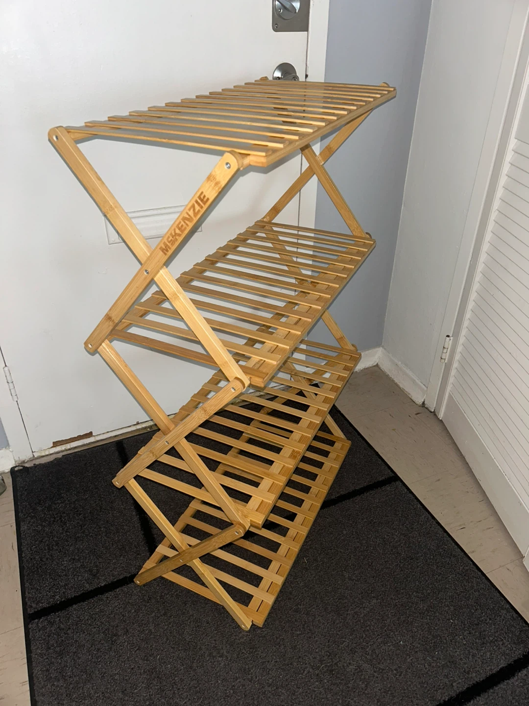 Bamboo 4-Tier Folding Plant Stand - photo 4