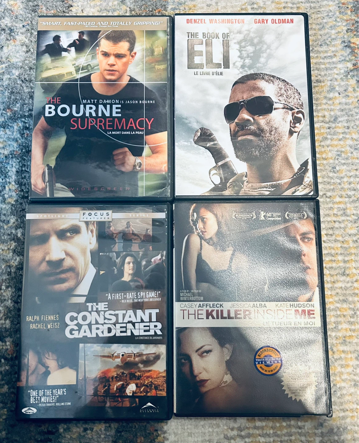 DVD Movie Lot – Action / Thriller Collection – 4 Movies