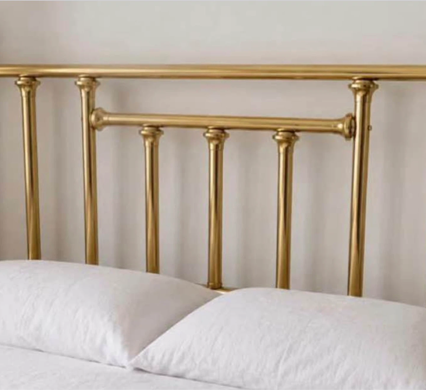 Vintage Solid Brass Headboard – Queen - photo 2