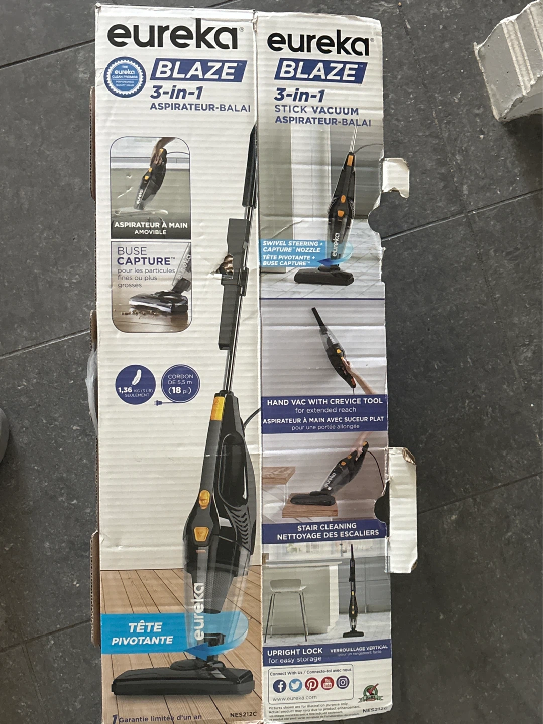 Eureka Vacuum Cleaner 3-in-1 Stick - photo 4