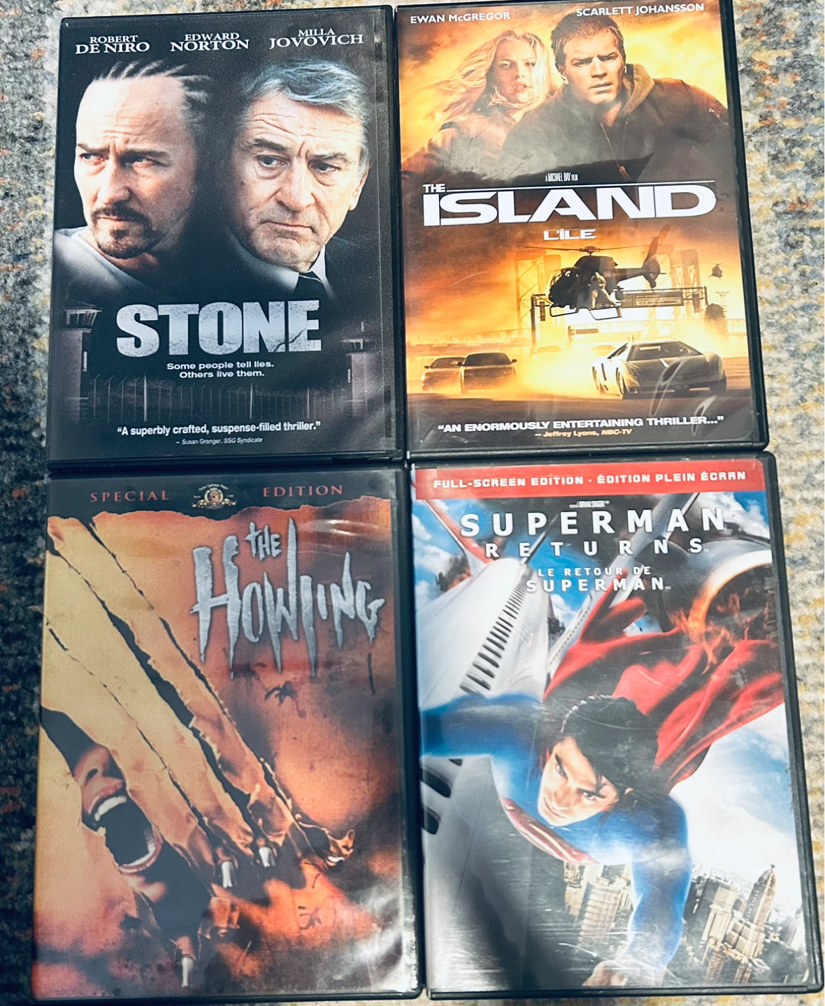 DVD Movie Lot – Action / Sci-Fi / Horror Collection – 4 Movies
