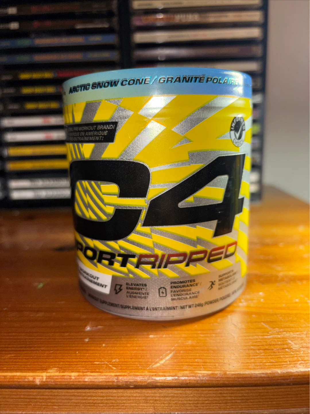 C4 Sport Pre-Workout Arctic Snow Cone Powder 240g