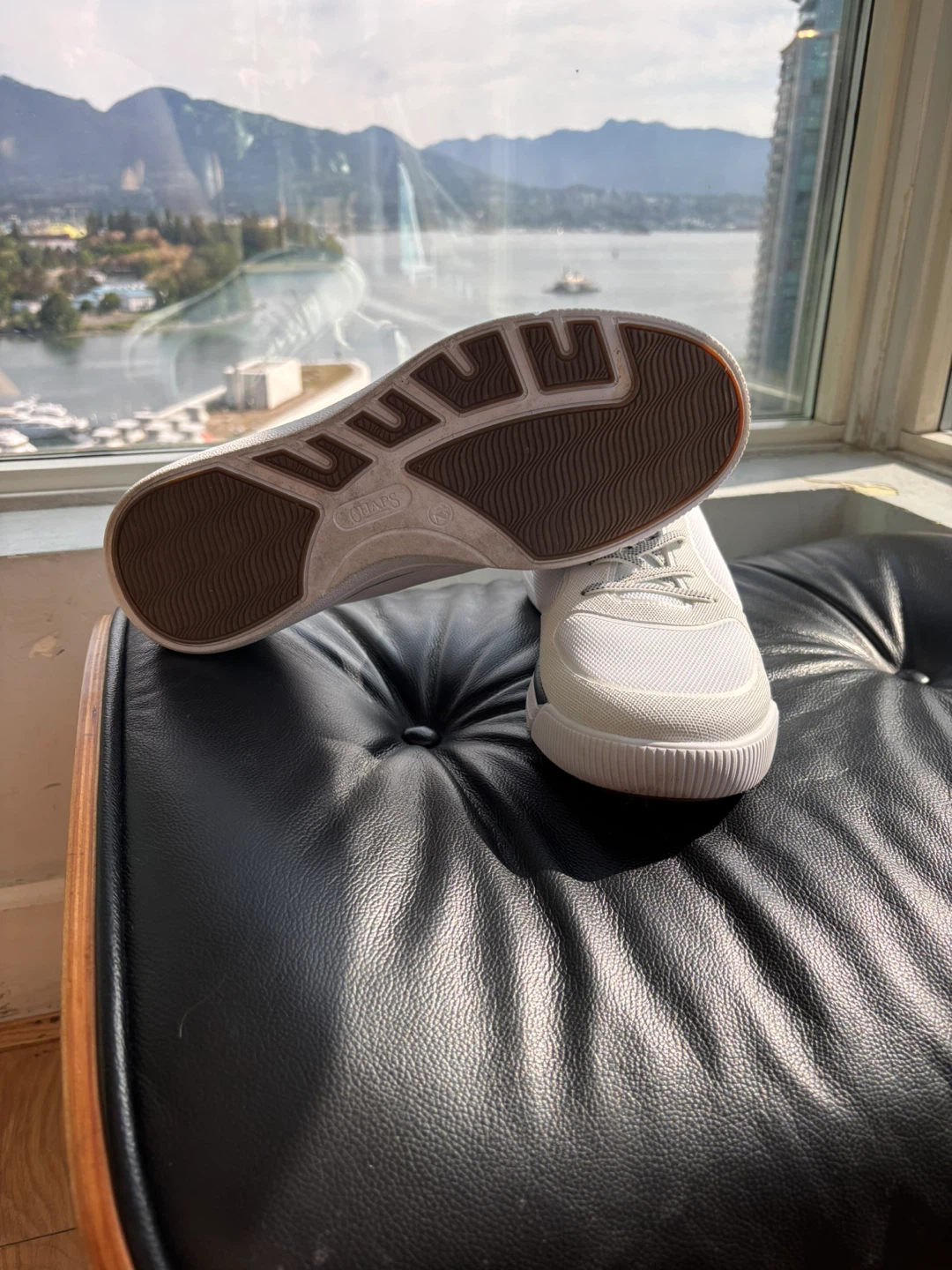 Chaps Men's White Memory Foam Sneakers - Size 12 - photo 3