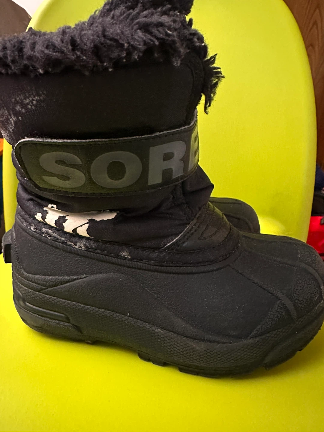 Sorel Black Winter Boots - Kids Size 10 - photo 2