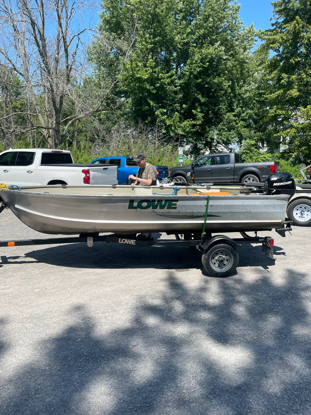 Lowe Jon Boat with Mercury Outboard Motor